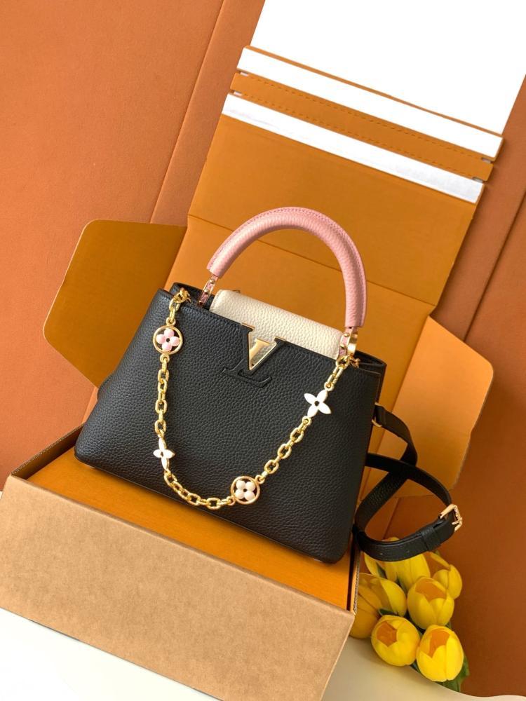 Leather Top Handle Bag