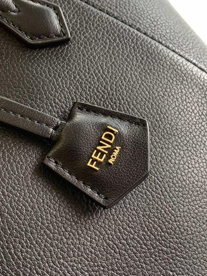 Classic Leather Top Handle Bag