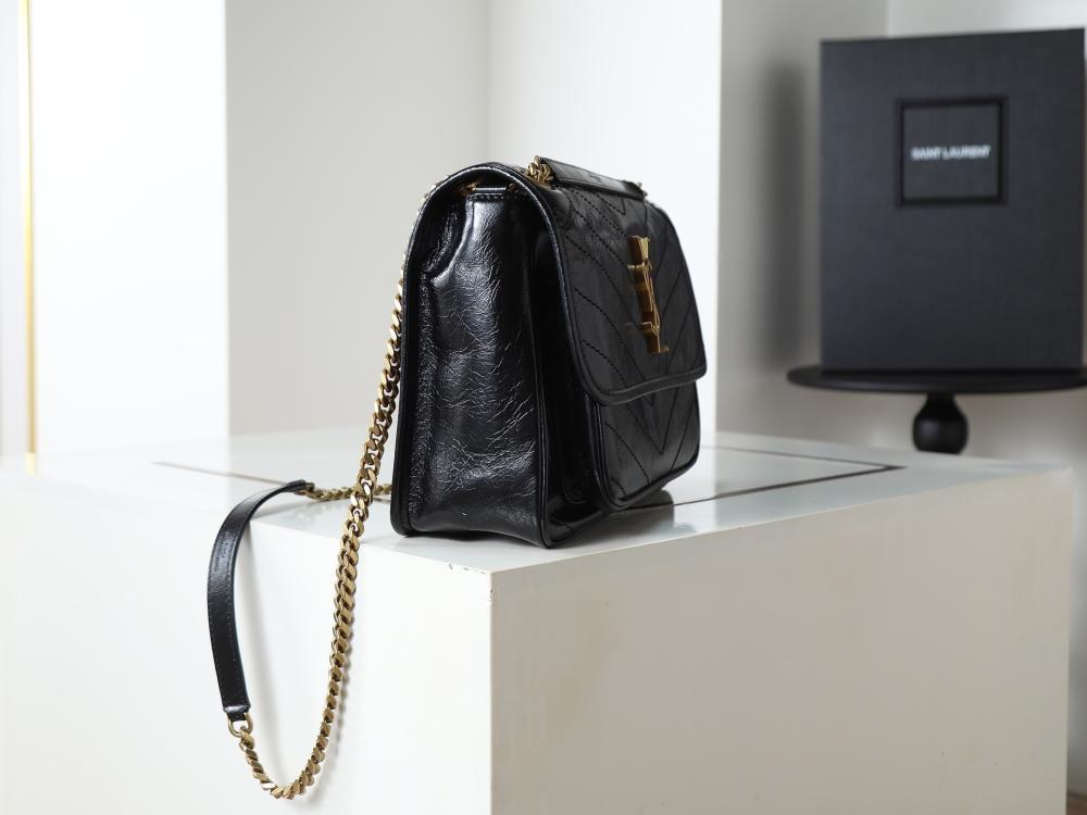Calfskin Top Handle Bag