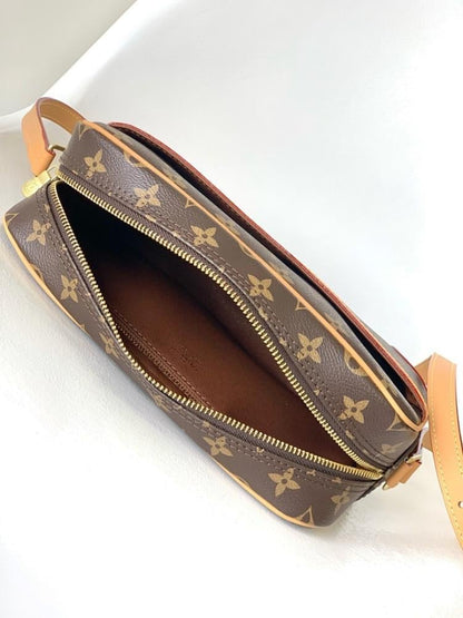 Modern Premium Monogram Leather Crossbody Bag