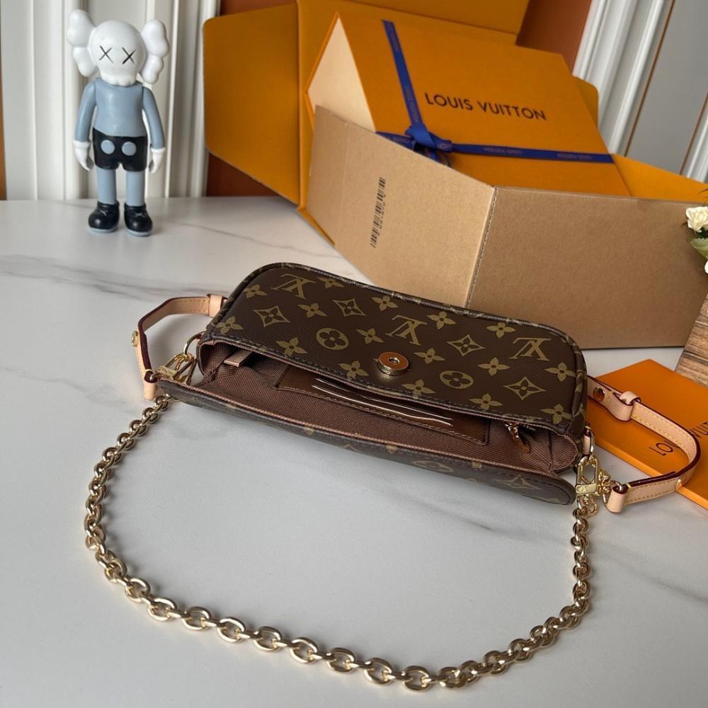 Luxury Stylish Monogram Leather Shoulder Bag