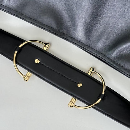 Luxury Leather Top Handle Bag