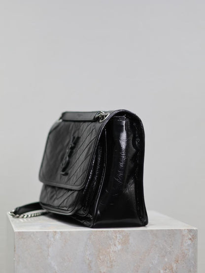 Leather Top Handle Bag