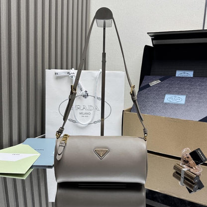 Printed Nylon Shoulder Bag