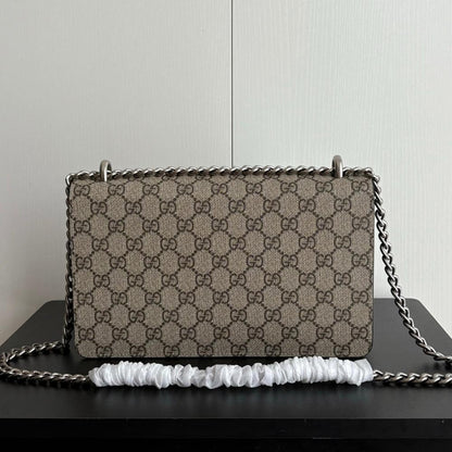 Dionysus Leather Top Handle Bag