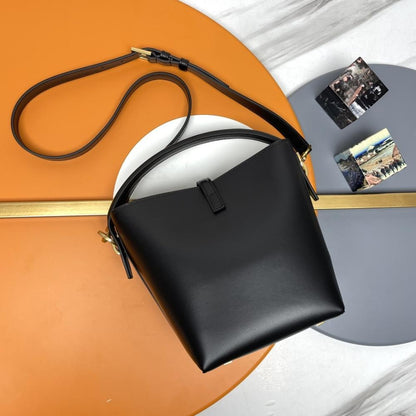 Alma Calfskin Bucket Bag