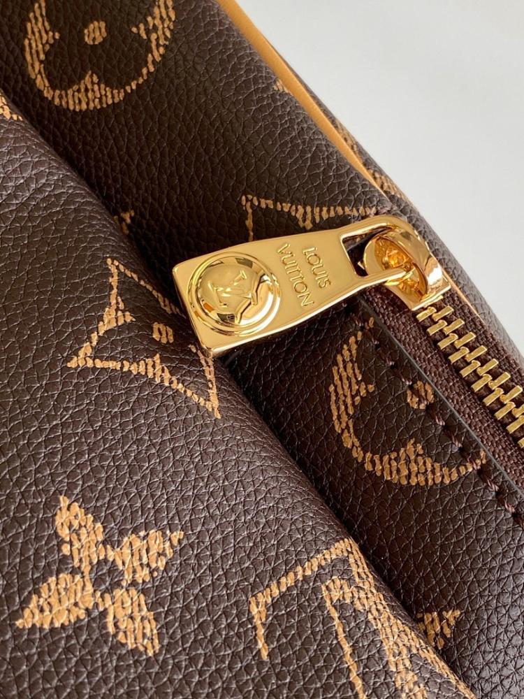 Italian-Inspired Stylish Monogram Leather Crossbody Bag