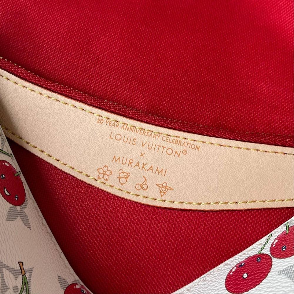 Diane Embroidered Leather Shoulder Bag