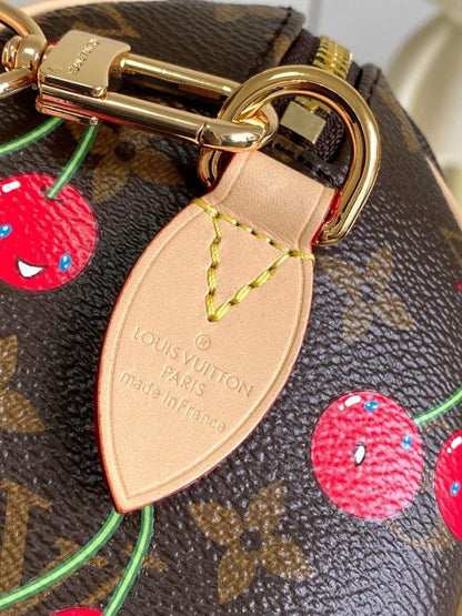 Speedy Bandouliere Monogram Leather Shoulder Bag