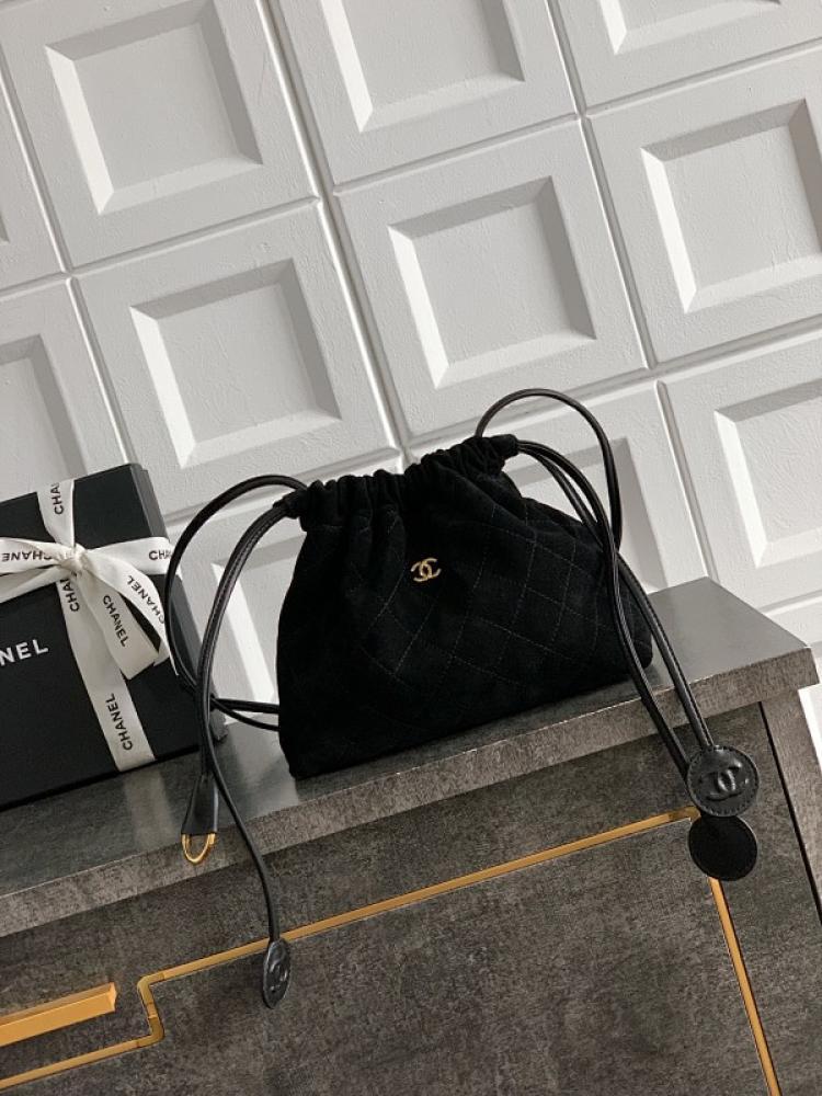 Classic Suede Top Handle Bag