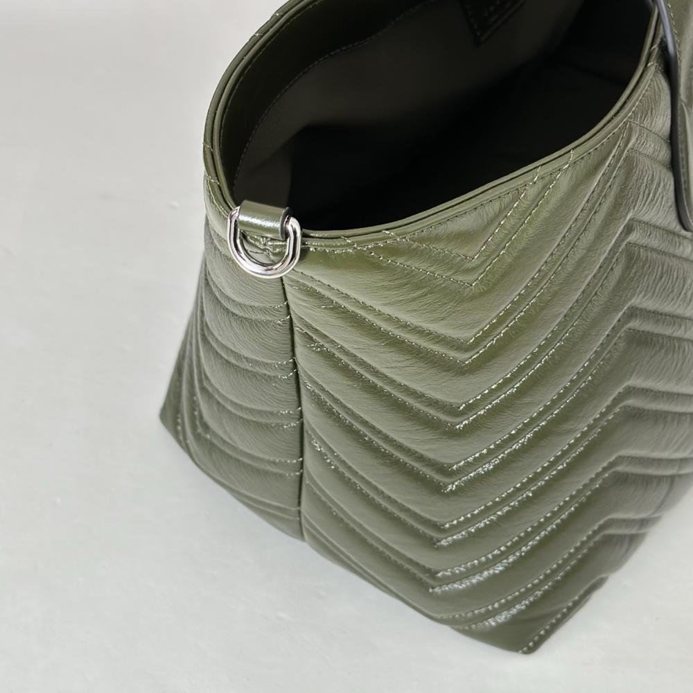 Luxury Leather Top Handle Bag