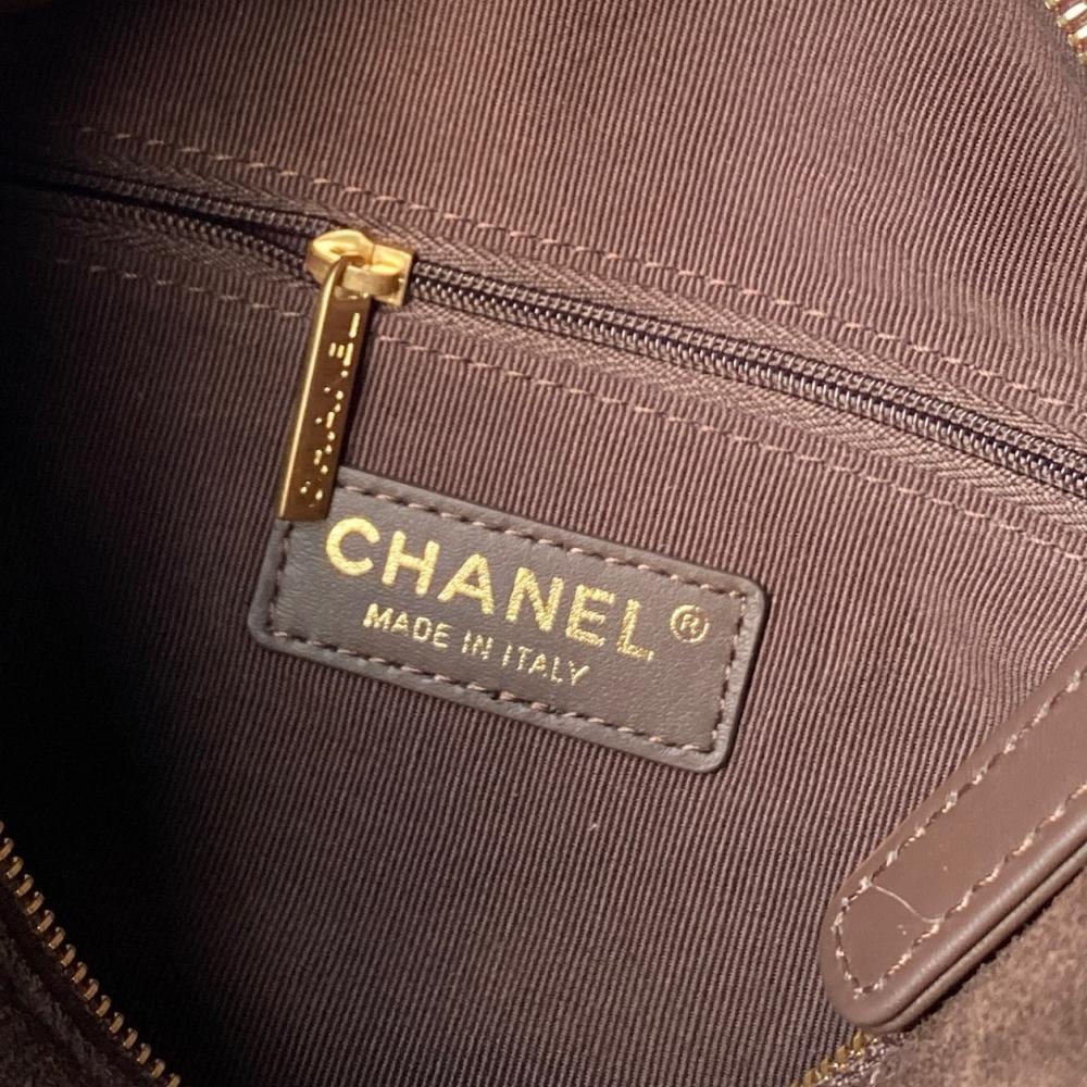 Suede Top Handle Bag