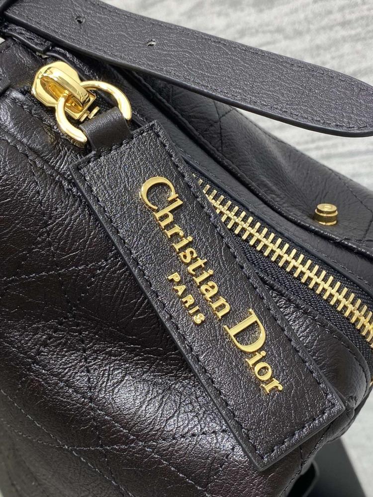 Alma Gold Leather Hobo Bag