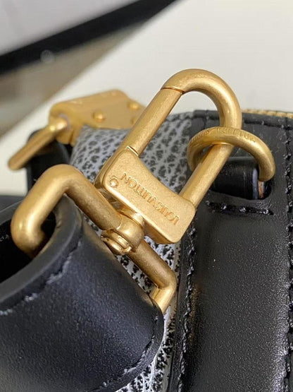 Luxury Refined Leather Crossbody Bag