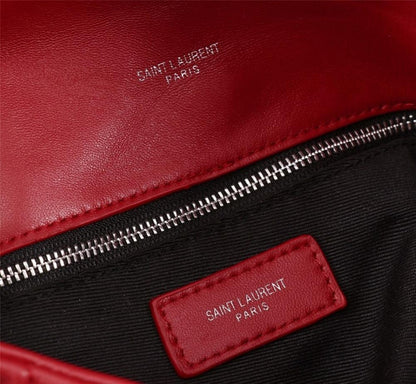 Classic Italian-Inspired Silver Quilted Leather Shoulder Bag
