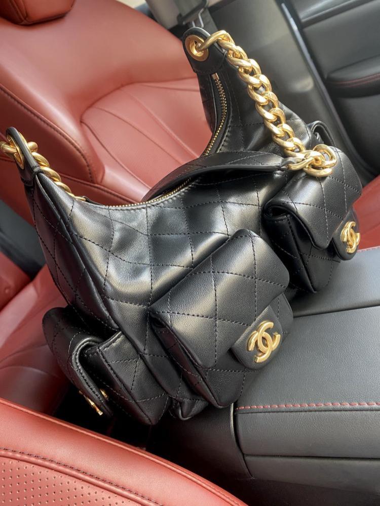 Lambskin Hobo Bag