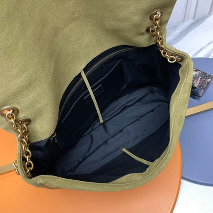 Classic Leather Top Handle Bag