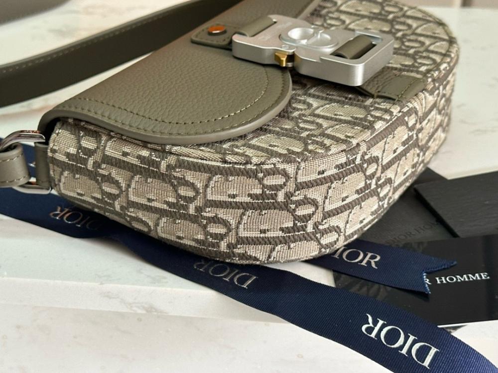 Saddle Printed Leather Shoulder Bag