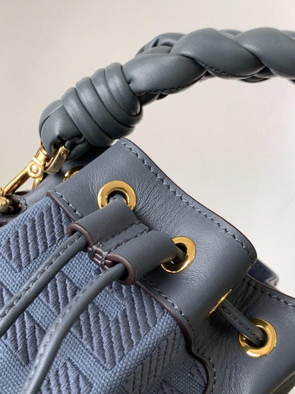 Embroidered Bucket Bag