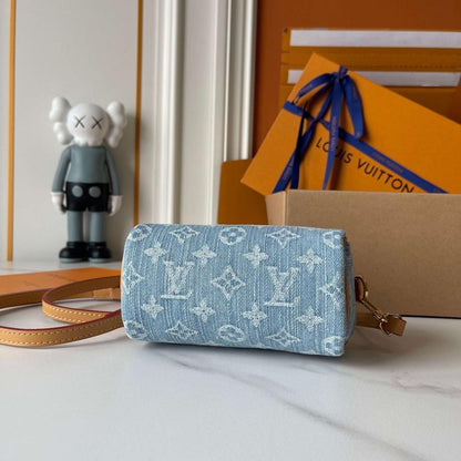 Speedy Denim Shoulder Bag