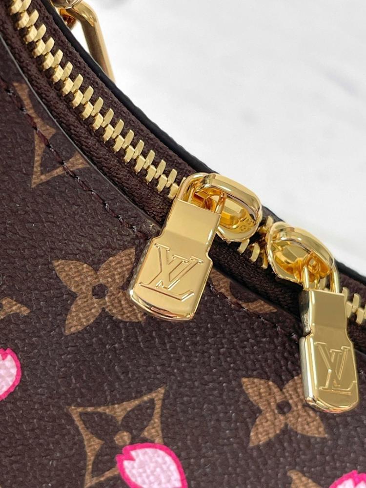 Modern Refined Monogram Leather Shoulder Bag
