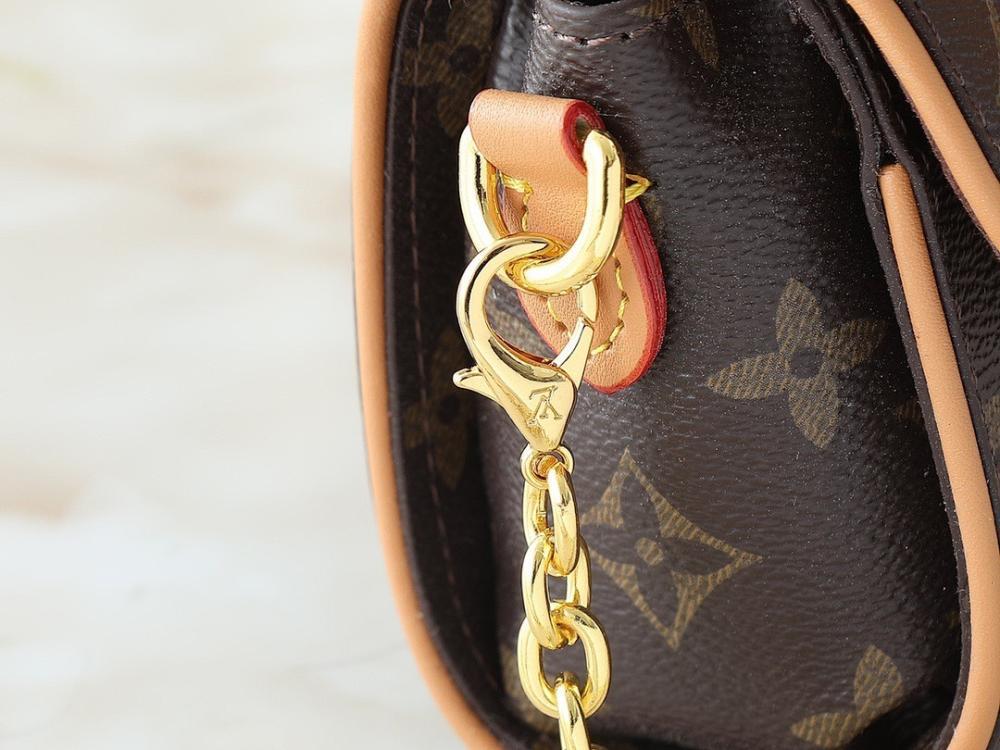 Modern Luxury Monogram Leather Shoulder Bag