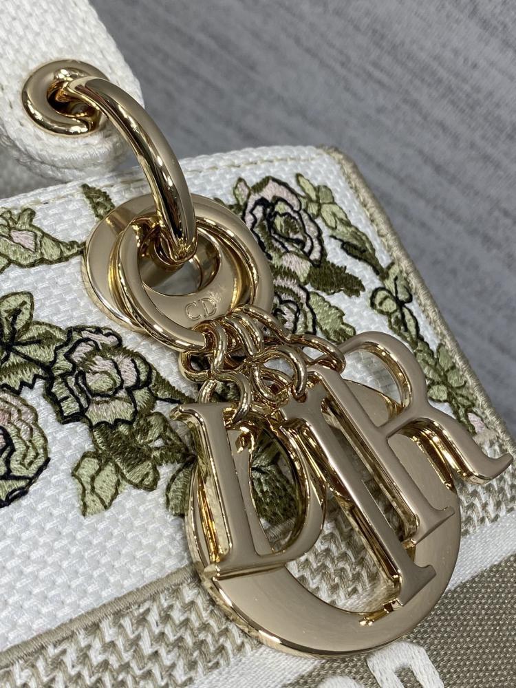 Embroidered Top Handle Bag