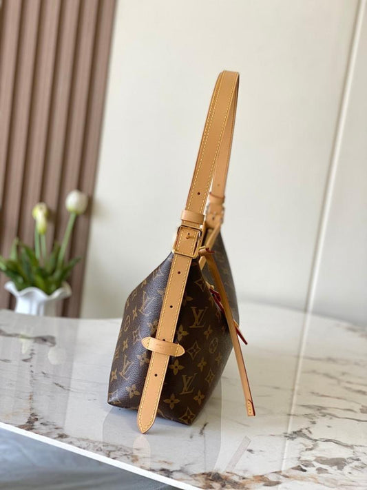 Modern Monogram Leather Shoulder Bag – Limited Edition