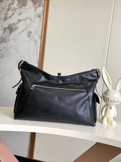 Stylish Monogram Calfskin Shoulder Bag – Limited Edition
