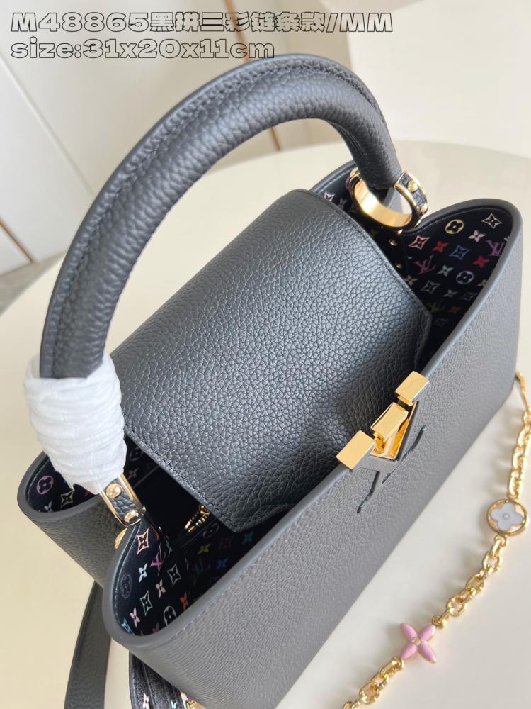Calfskin Top Handle Bag