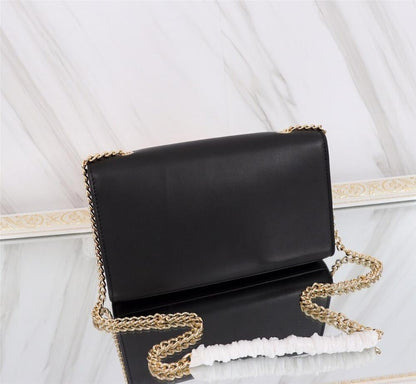 Modern Italian-Inspired Leather Shoulder Bag