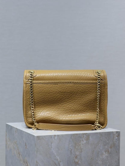 Classic Italian-Inspired Pink Leather Top Handle Bag