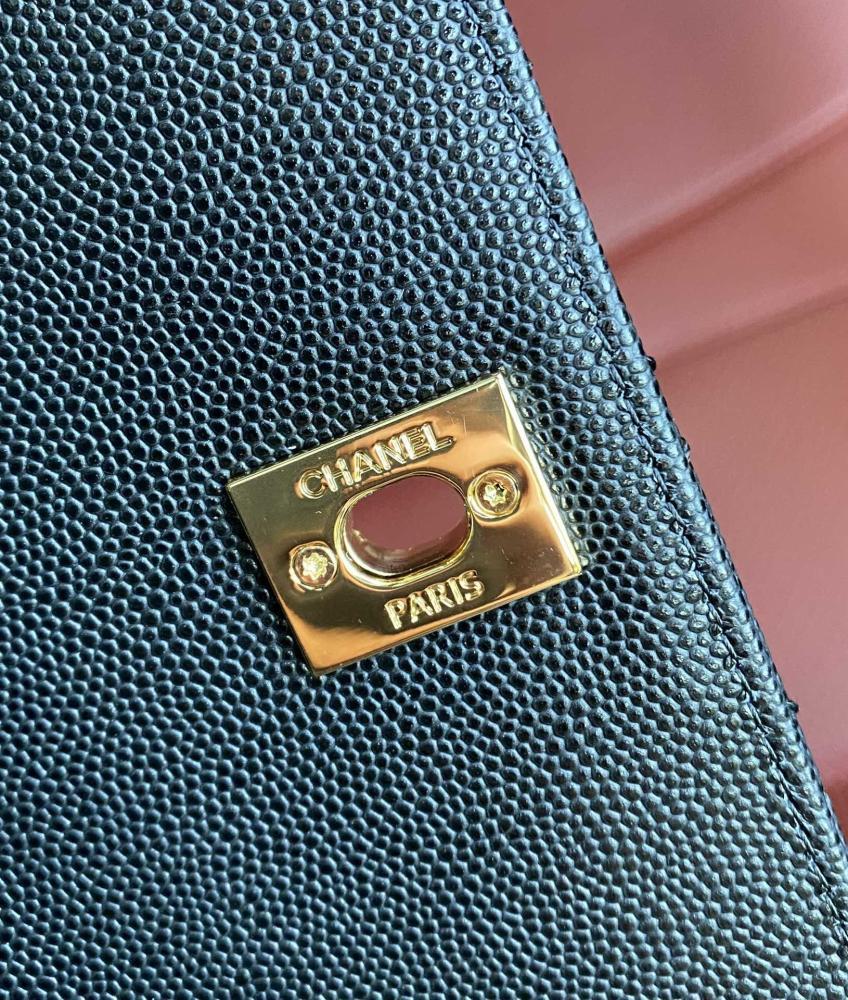 Leather Top Handle Bag