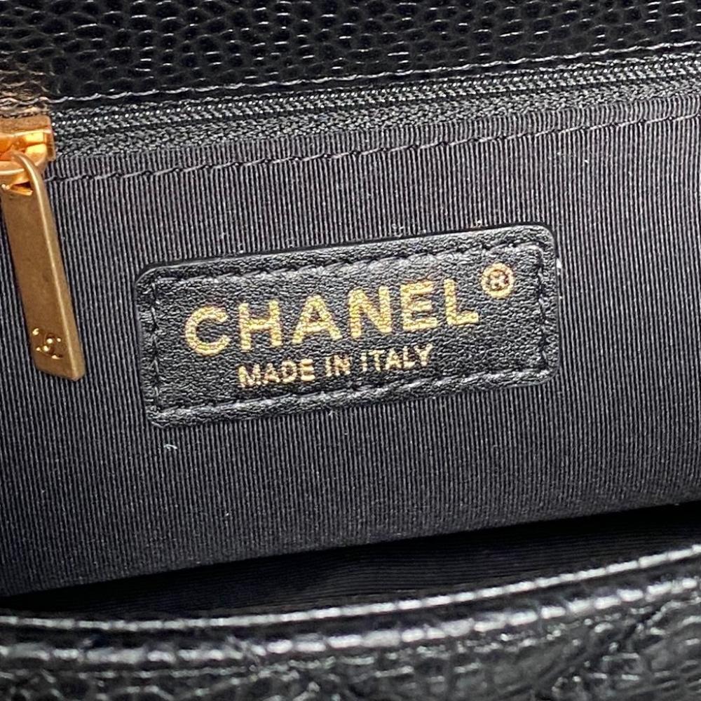 Gold Leather Shoulder Bag