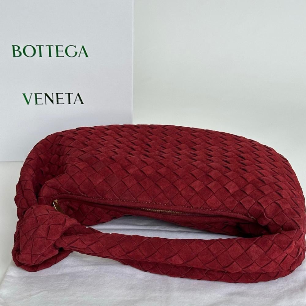 Jodie Woven Suede Shoulder Bag