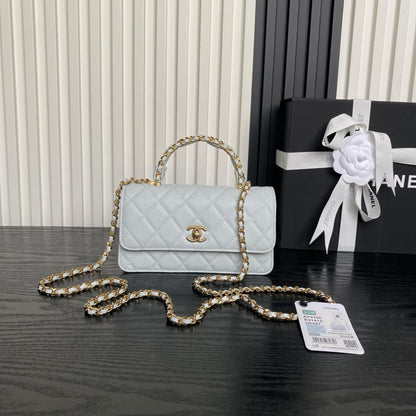 Leather Top Handle Bag