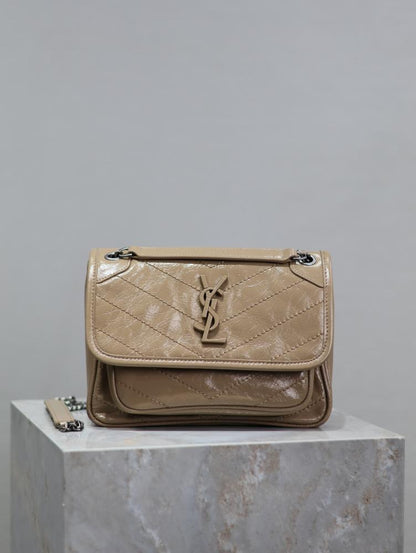 Leather Top Handle Bag