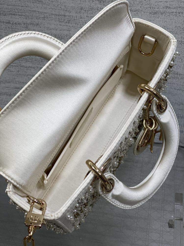 Embroidered Top Handle Bag