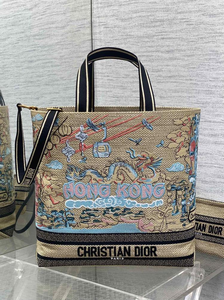 Embroidered Top Handle Bag