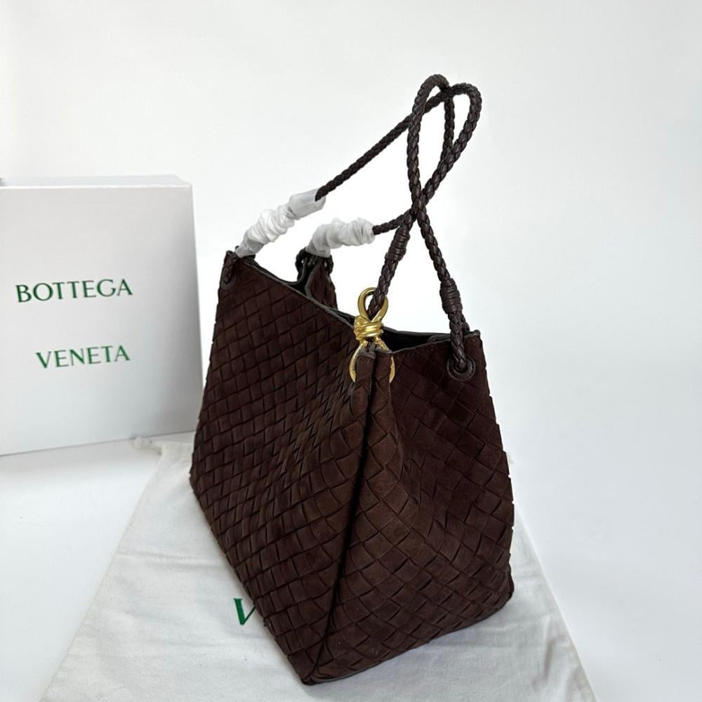 Modern Refined Leather Top Handle Bag