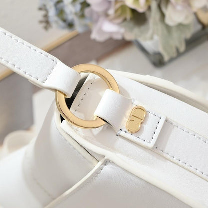Stylish Refined Gold Printed Leather Shoulder Bag