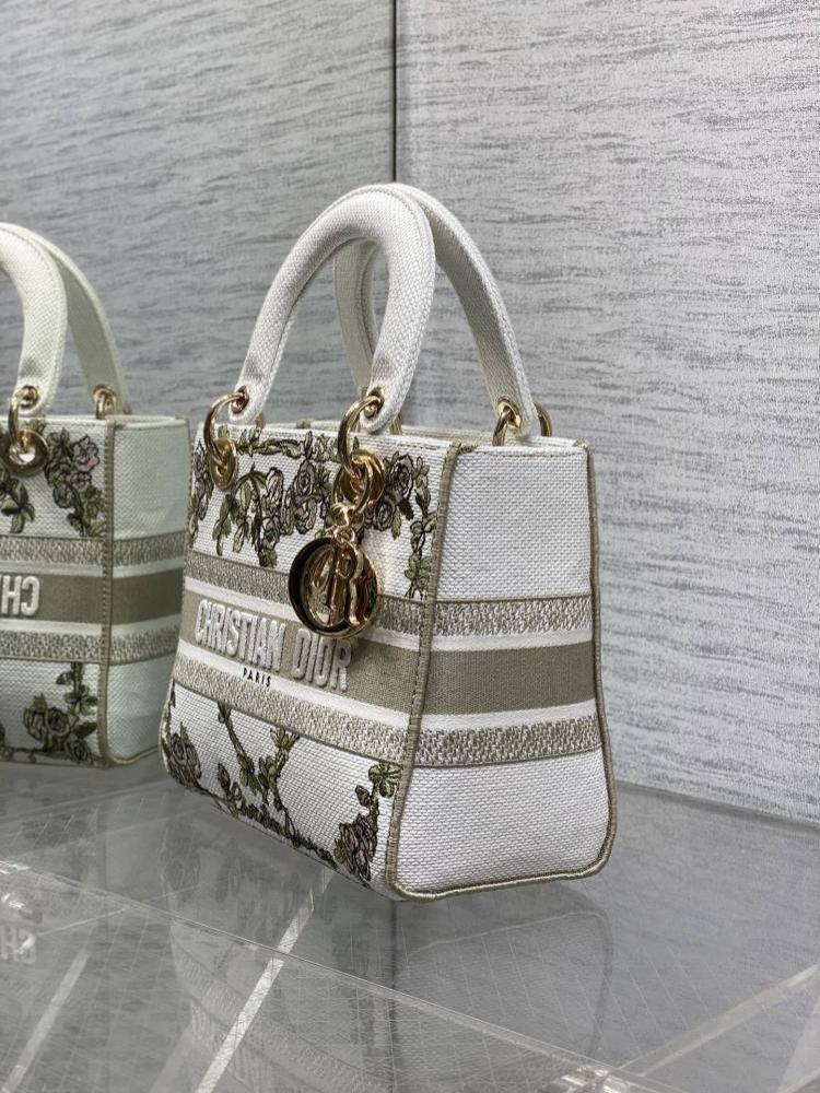 Embroidered Top Handle Bag