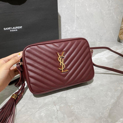 Modern Italian-Inspired Calfskin Shoulder Bag