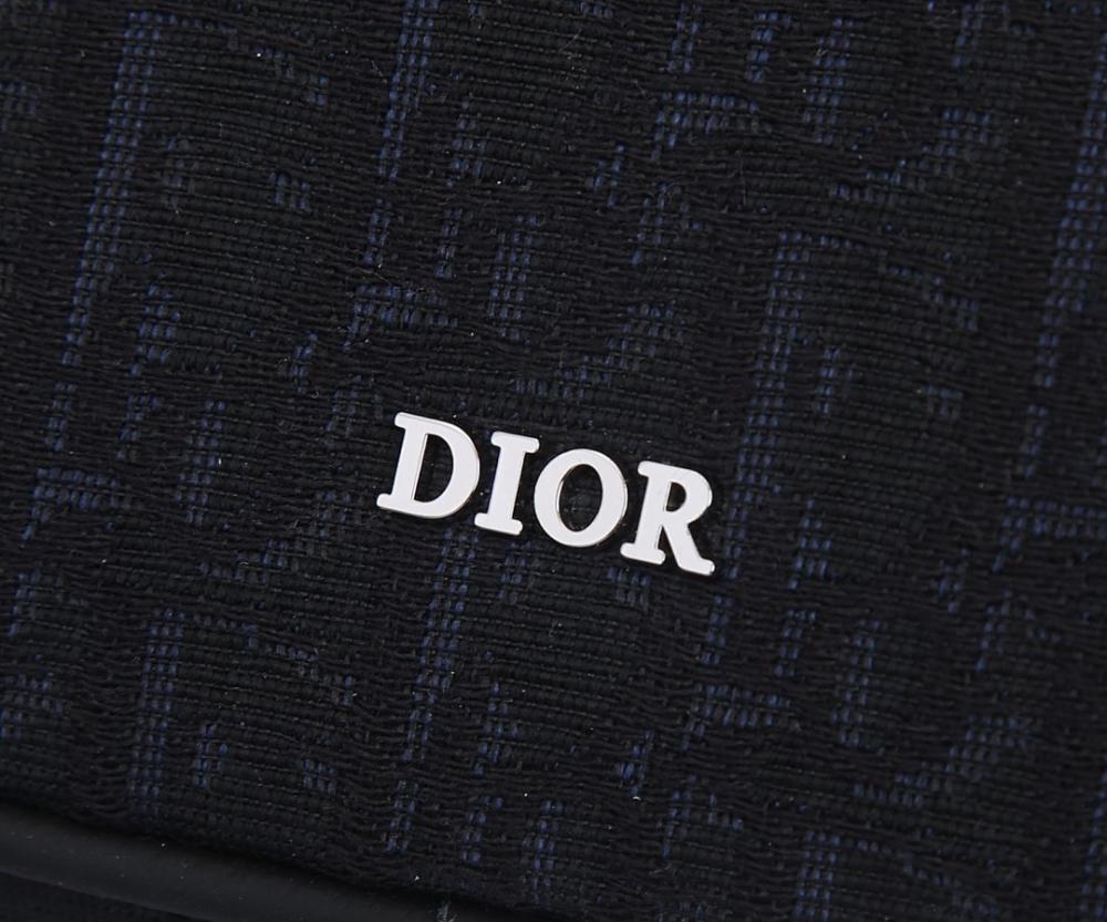 Classic Elegant Black Printed Calfskin Shoulder Bag
