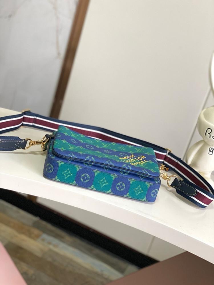 Modern Stylish Monogram Leather Shoulder Bag