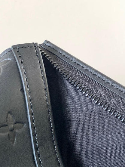 Modern Stylish Monogram Leather Crossbody Bag