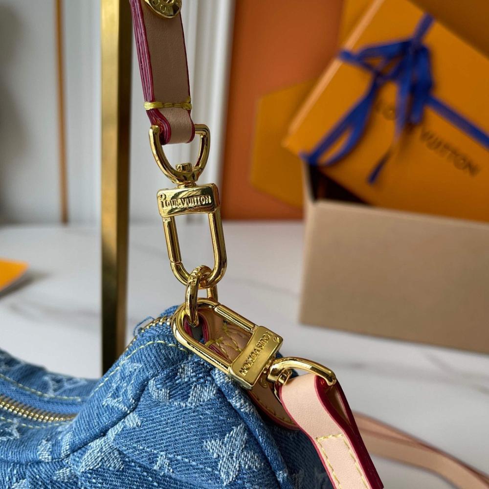 The Pouch Monogram Leather Top Handle Bag