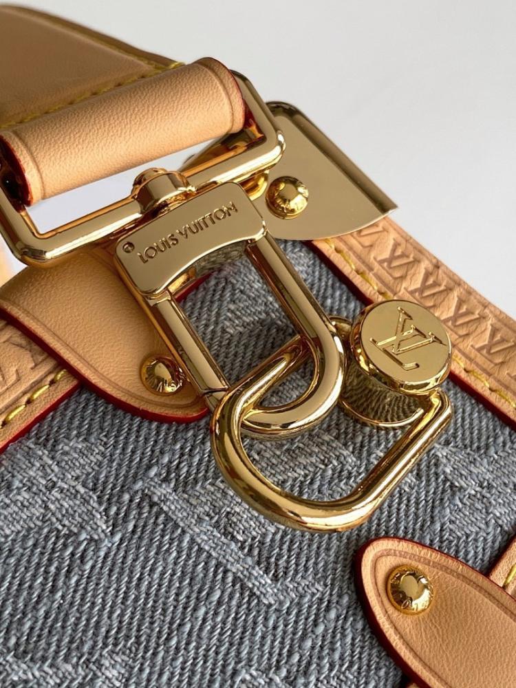 Stylish Refined Monogram Leather Top Handle Bag