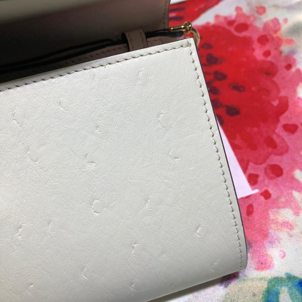 White Leather Top Handle Bag