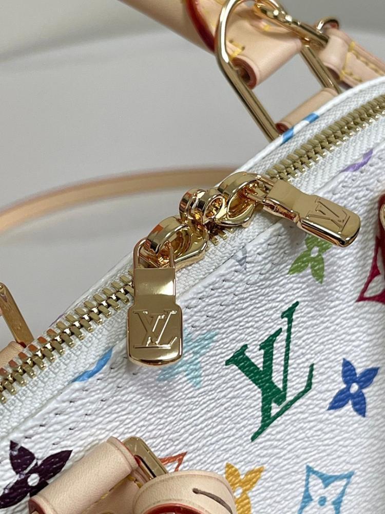 Alma Monogram Calfskin Shoulder Bag